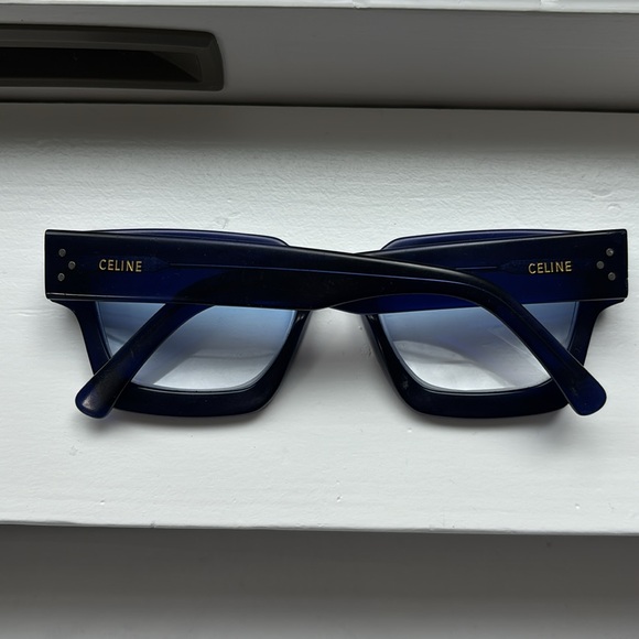 Celine reading Glasses Navy blue Square - Picture 5 of 7